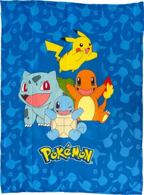 Produktbild von Pokemon Flanell-Fleecedecke Starter Pokemon 130 x 160 cm
