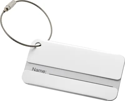 Produktbild von Bullet Gepäckanhänger Discovery PF1166 (8 x 4 x 0,2 cm) (Silber)