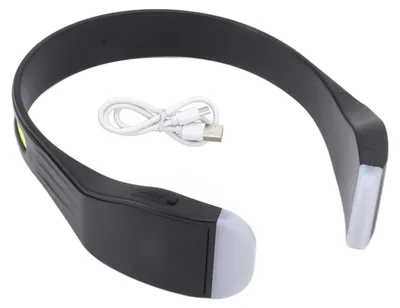 Immagine prodotto di Lampada frontale ricaricabile, LED, 2000 lumen, super luminosa, leggera, 4 modalità, ideale per corsa, campeggio, emergenze, colore nero