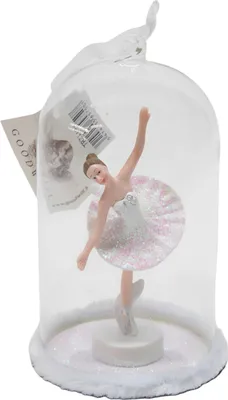 Produktbild von Good Will Ballerina in Glaskuppel Christbaumschmuck Weihnachtsschmuck