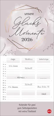 Immagine prodotto di Pianificatore creativo per due momenti di felicità 2026