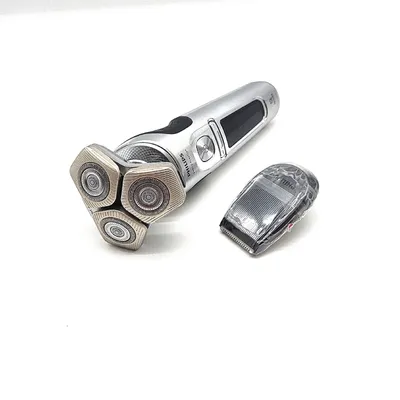 Produktbild von Philips Shaver S9000 Prestige SP9841/32 Elektrischer Nass- und Trockenrasierer mit SkinIQ, Rotationstrasierer, Chrom, SkinIQ, Akku, 60 min, 1 h