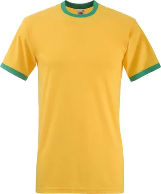 Obrázek produktu pro Pánské tričko Fruit Of The Loom BC342 (XL) (Sunflower/Kelly Green)