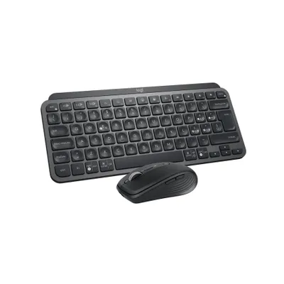 Produktbild von Logitech MX Keys Mini Combo for Business, Kabellos, Bluetooth, QWERTY, Graphit, Maus enthalten