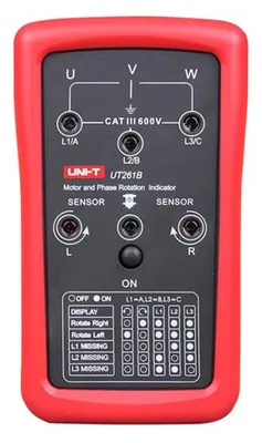 Produktbild von Led-Phasensequenzialdetektor 90-600vac Ip40 Uni-t Ut261b