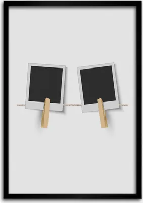 Produktbild von Bild - Bilderrahmen - 50 cm x 70 cm - MDF - Rahmen - Wandkunst Bilderrahmen