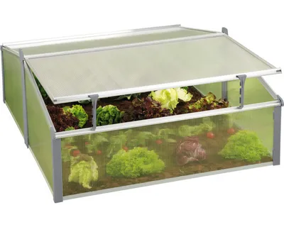 Obrázek produktu pro Skleník Juwel s dvojitým chladicím rámem Easy Fix + upevnění oken, 120x100x40/30 cm