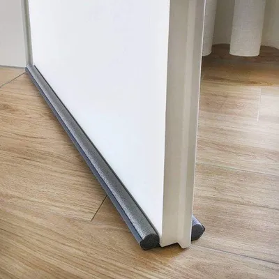 Produktbild von Famanu Türdichtungen - Effektiver Schutz gegen Zugluft, Geräusche und Kälte (3 Stück, grau)