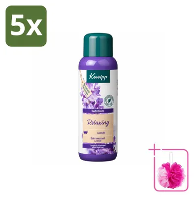 Produktbild von 5 x Kneipp Badeschaum Lavendel - Entspannend - 400 ml - Sparpackung - 5 Stücke