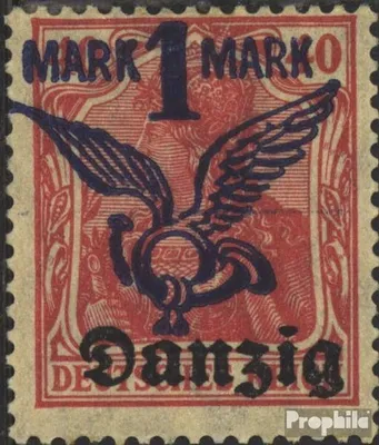 Produktbild von Briefmarken Danzig 1920 Mi 52 postfrisch Flugpost