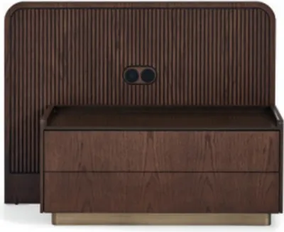 Produktbild von Schlafzimmer Set Luxus Komplettes Bett +2x Nachttische 3tlg  Modern Set