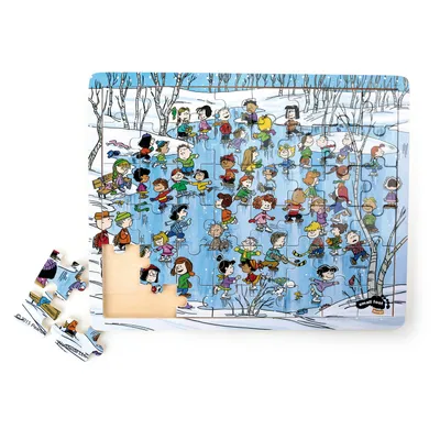 Immagine prodotto di Small Foot Design 4246 Peanuts Puzzle Winter, bunt, 48-teilig (1 Set)