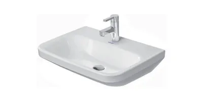 Obrázok produktu pre Duravit MED DURASTYLE umývadlo bez prepadu, s otvorom na batériu, 600 x 440 mm, 1 otvor na batériu biely