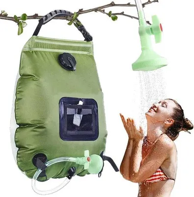 Obrázek produktu pro Přenosná sprcha s teplou vodou, 20 l, pro kempování a turistiku