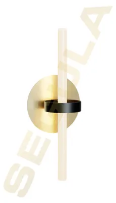 Image de SEGULA Wandleuchte EQUATOR Metall gold/schwarz S14d dimmb.