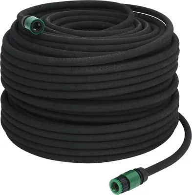 Immagine prodotto di Tubo di Irrigazione da Giardino Nero 0,6" 100 m in Gomma