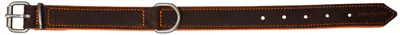 Image de Solidchoice - Collier pour chien en cuir véritable, élégant et durable, de couleur marron