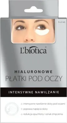 Produktbild von L'biotica Feuchtigkeitsspendende Augenpads, Intensiv, 3 Paar