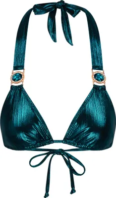 Produktbild von Moda Minx Bikini-Top Shimmering Lights im schimmerndem Design mit Steinbesatz Sapphire XS