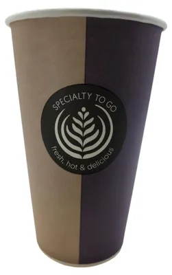 Produktbild von 1000 Kaffeebecher 400 ml Ø 90 x 135 mm "Specialty to Go" – Coffee to Go Becher