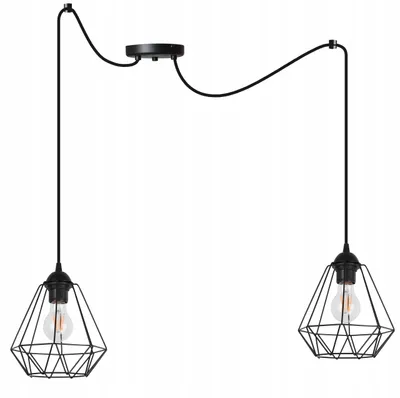 Produktbild von Spinnen Kronleuchter E27 Loft – Moderne Pendelleuchte Spinnenlampe Hängelampe Deckenleuchte