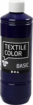 Image de Peinture textile - Bleu brillant, 500ml