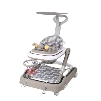 Produktbild von Baby Lauflernhilfe Lauflernwagen Babywalker mit Spielset für Kinder 6 bis 18 Monate Khaki