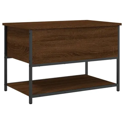 Obrázek produktu pro vidaXL Lavice s úložným prostorem Hnědý dub 70x42,5x47 cm Materiál na bázi dřeva