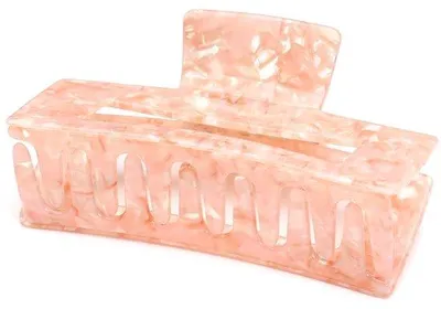 Produktbild von Rosa Haarklammern aus Acetat 10,5 cm