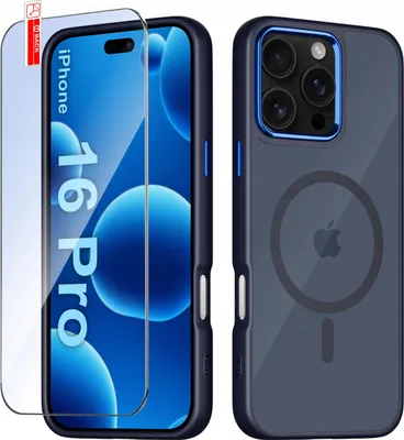 Immagine prodotto di Custodia per iPhone 16 Pro per MagSafe MATT Magnetica PREMIUM + Vetro 9H