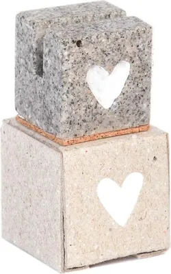 Produktbild von Mini Kartenhalter "Weißes Herz"