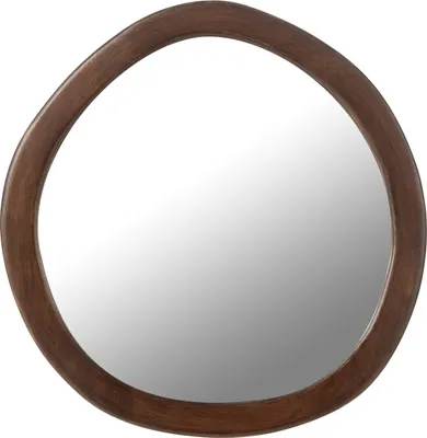 Produktbild von J-Line Spiegel Whisp Mangoholz/Mdf Braun Small