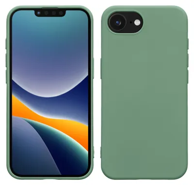 Produktbild von kwmobile Hülle kompatibel mit Apple iPhone 17e / iPhone 16e Hülle - gummierte TPU Silikon Handyhülle - Schutzhülle für kabelloses Laden - Case in