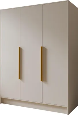 Image de Armoire Goya I 150 cm (cachemire, poignées dorées)