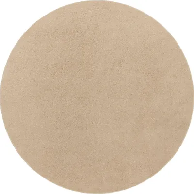 Produktbild von TT Home Wohnzimmer Teppich Kurzflor Anti-Rutsch Rückseite Unifarben Modern Waschbar Größe 200 cm Rund