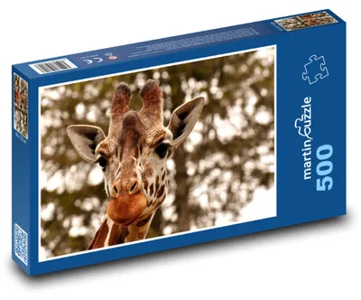 Produktbild von Puzzle 500 Giraffe mit großen Augen - martinpuzzle