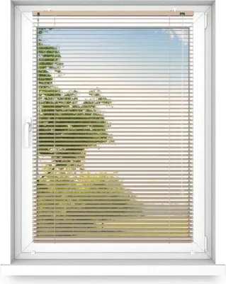 Produktbild von time4blinds - Jalousien Fenster Innen ohne Bohren, Alu Jalousie Aluminium Rollos, Sandbraun, Links, 900x2100