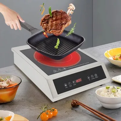 Image de Plaque de cuisson à induction - Une zone de cuisson - 3500W - Autonome - Puissance élevée pour une utilisation intensive