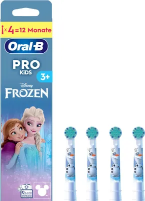 Image de Oral-B Pro Kids 3+ Frozen à partir de 3 ans, 4 brossettes, couleur : multicolore