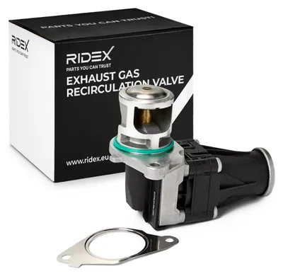 Produktbild von RIDEX 1145E0217 AGR-Ventil mit Dichtungen für OPEL Corsa D Schrägheck (S07) Abgasrückführungsventil