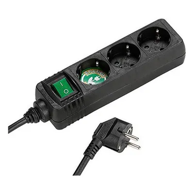 Produktbild von ViVanco™27015, 3 AC-Ausgänge, Schwarz, 1,4 m