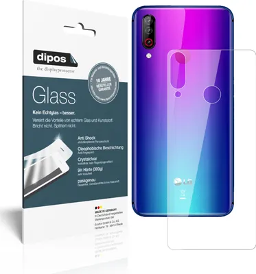 Produktbild von 1x Schutzfolie für LG W30 Pro Rückseite - Anti-Shock 9H Folie dipos Glass Kunststoffglas