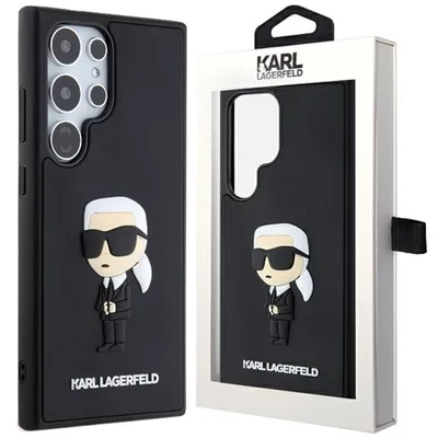 Produktbild von Karl Lagerfeld Galaxy S24 Ultra Back cover case - 3D Rubber Ikonik - Black