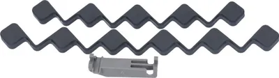 Produktbild von 2 x Oberkorbeinsatz Einsatz Gläseranlageleisten für Klappstacheln Geschirrspüler Spülmaschine Bosch Siemens 00645112 645112