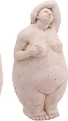 Produktbild von Exner Frauen Skulptur Hilda | Dicke Dame | in Steinoptik | Garten Figur Dekoration