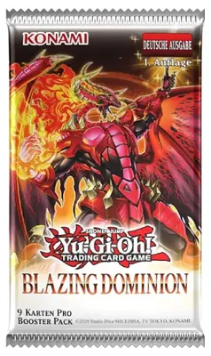 Produktbild von Yu-Gi-Oh! Blazing Dominion Booster Deutsch