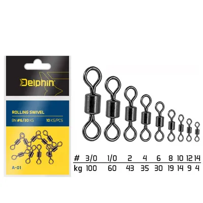 Produktbild von Delphin Rolling Swivel A-01 Größe 8