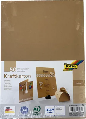 Image de folia carton kraft 230 g/qm DIN A4 50 feuilles