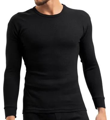 Produktbild von MT Herren Ski- und Thermounterhemd - Winter Unterwäsche Langarm - Schwarz XL
