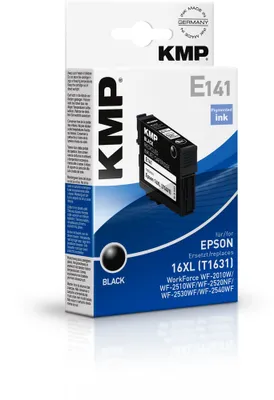 Obrázek produktu pro KMP E141, Černá, Inkoust na pigmentové bázi, 14 ml, 1 kusů, 500 str.